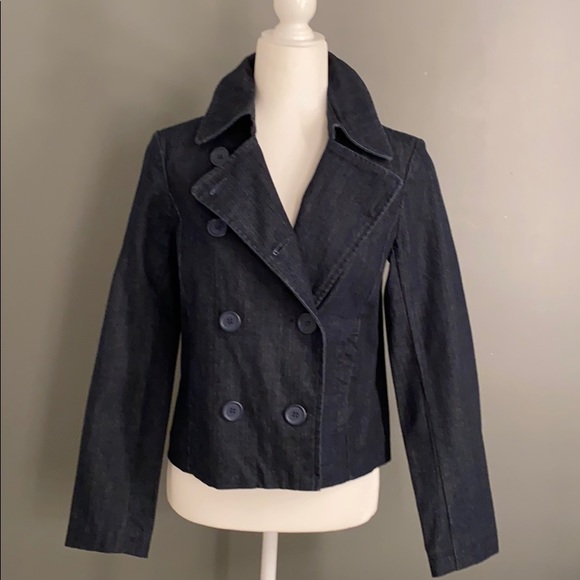 NEW YORK & CO. - SM - DARK DENIM JACKET - Picture 4 of 4